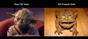 Star Wars Blu-Ray, CGI Yoda vs Old Puppet Yoda